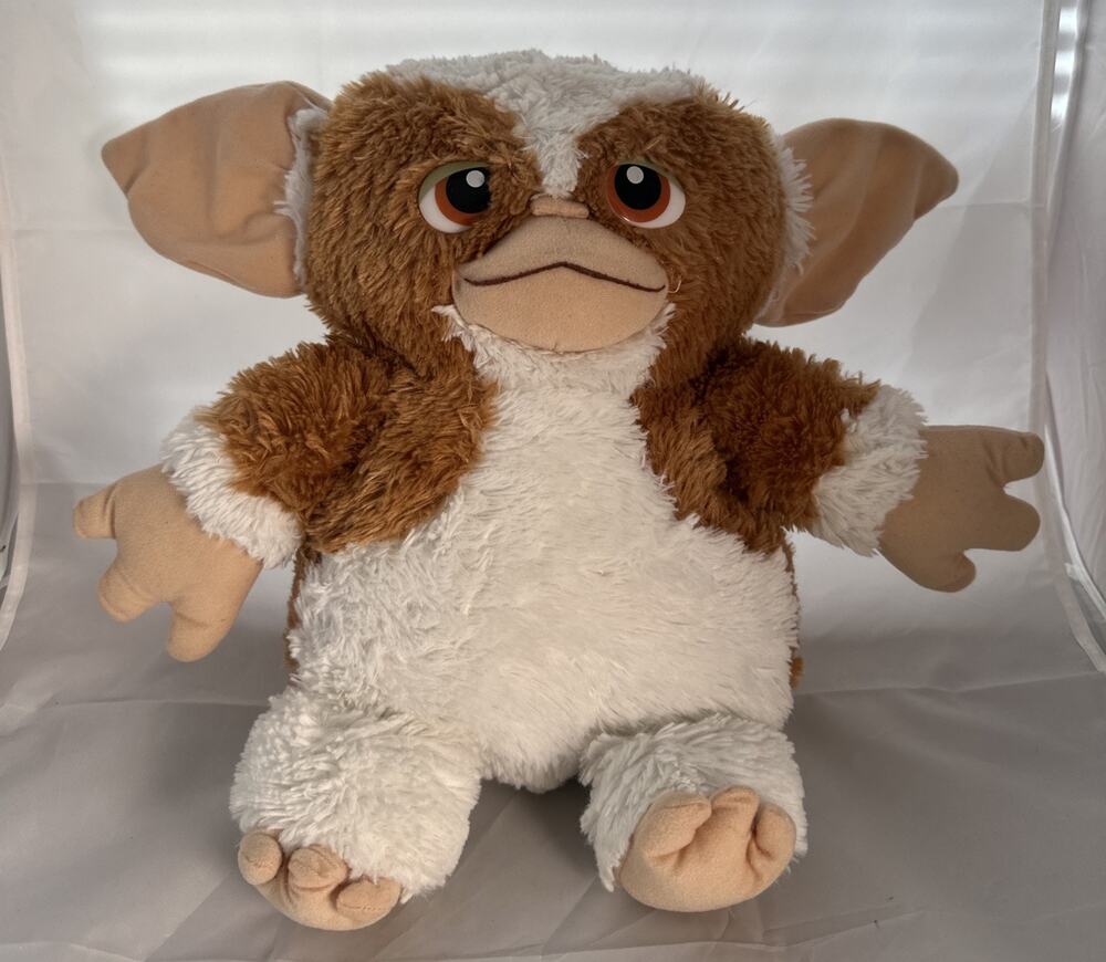 Plush Gizmo Gremlin Brown White 2019 Toy Factory Movie Stuffed Animal 11"